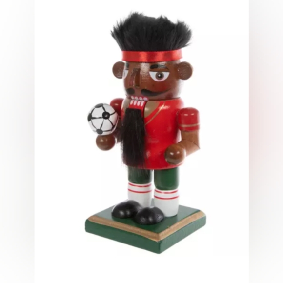 Soccer ⚽ Player Nutcracker Figurine - Picture 1 of 1